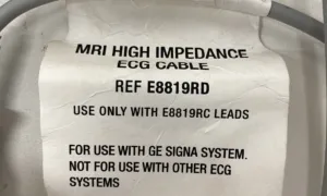 GE MRI High Impedance ECG Leads E8819RC